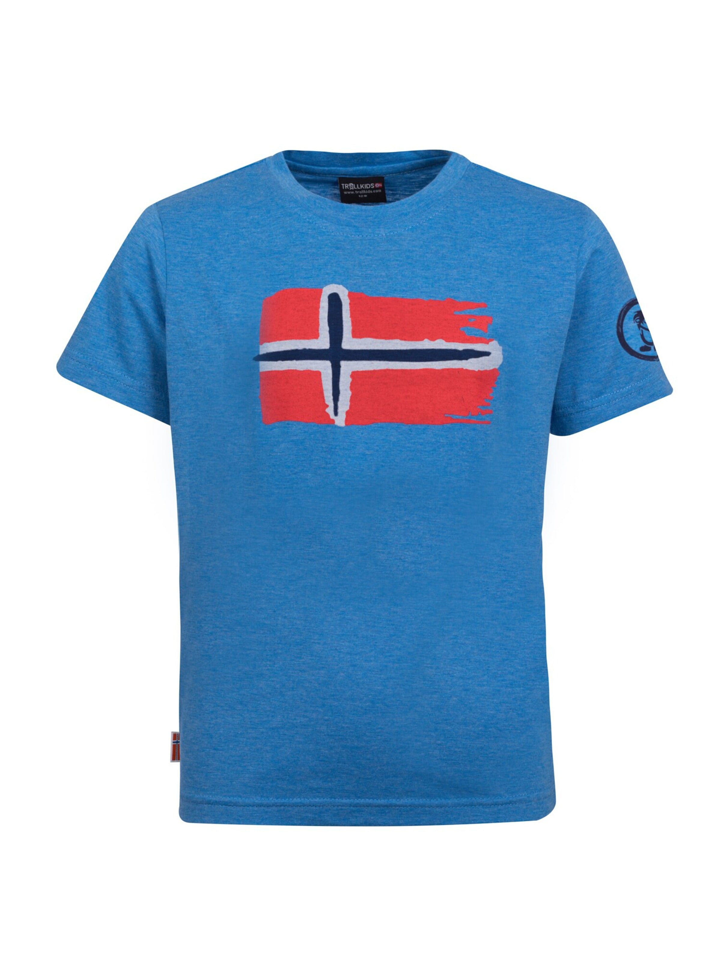 TROLLKIDS Performance Shirt in Blue: front