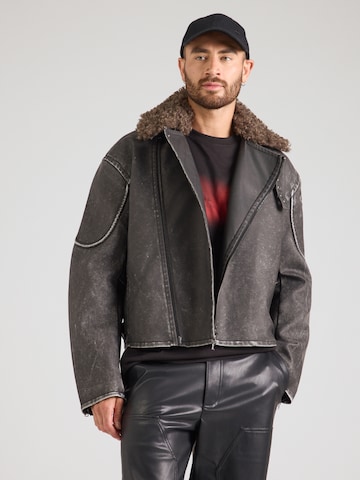 DIESEL Демисезонная куртка 'W-ALEX' в Серый: спереди