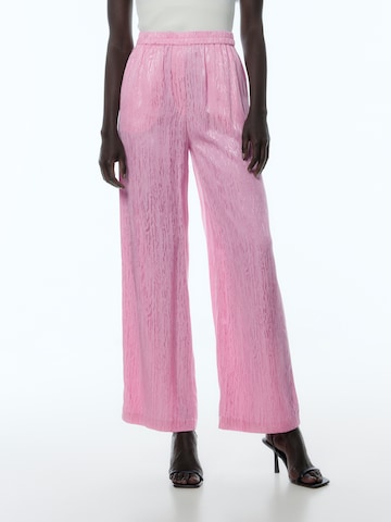 EDITED Панталон 'Benja' в розово: отпред