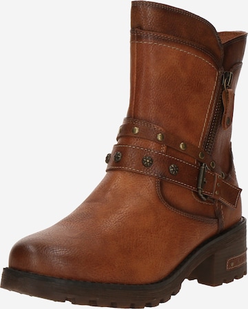 Boots MUSTANG en marron : devant