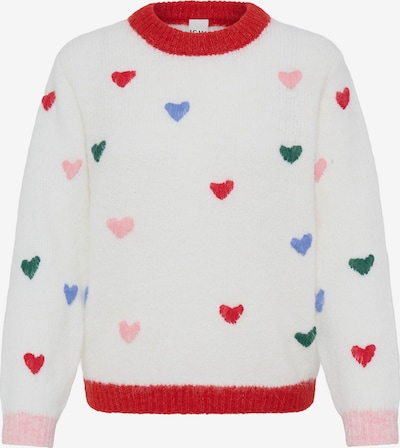 ICHI Pullover i L i blandingsfarvet / hvid, Produktvisning