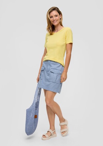 s.Oliver T-Shirt in Gelb