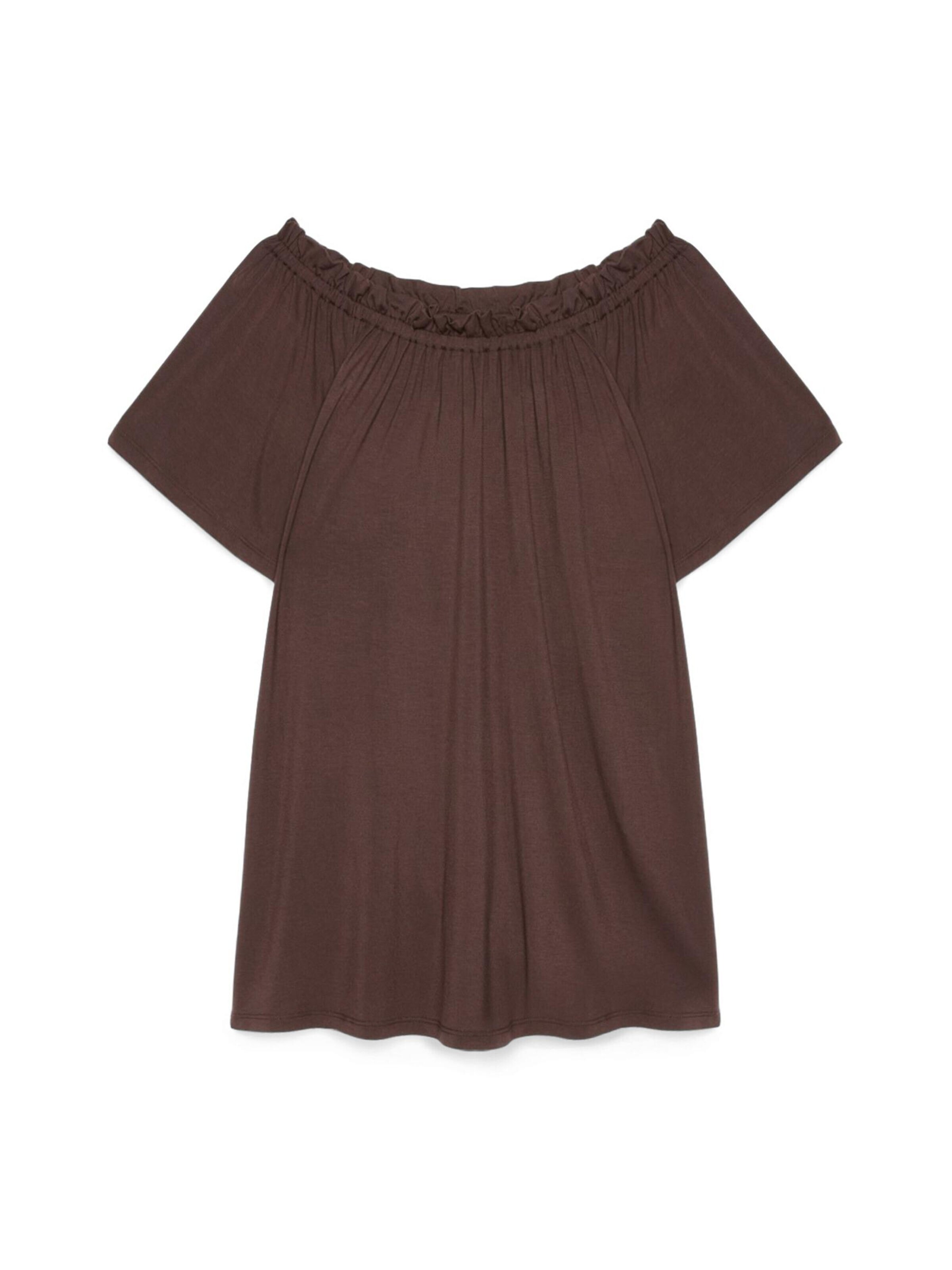 Fiorella Rubino - Camiseta en marrón: frente
