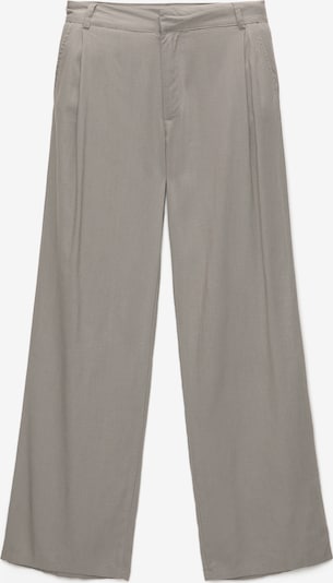 Pull&Bear Pantalon à pince en gris, Vue avec produit