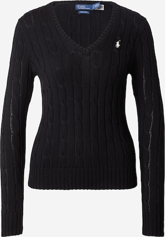 Pull-over Polo Ralph Lauren en noir : devant