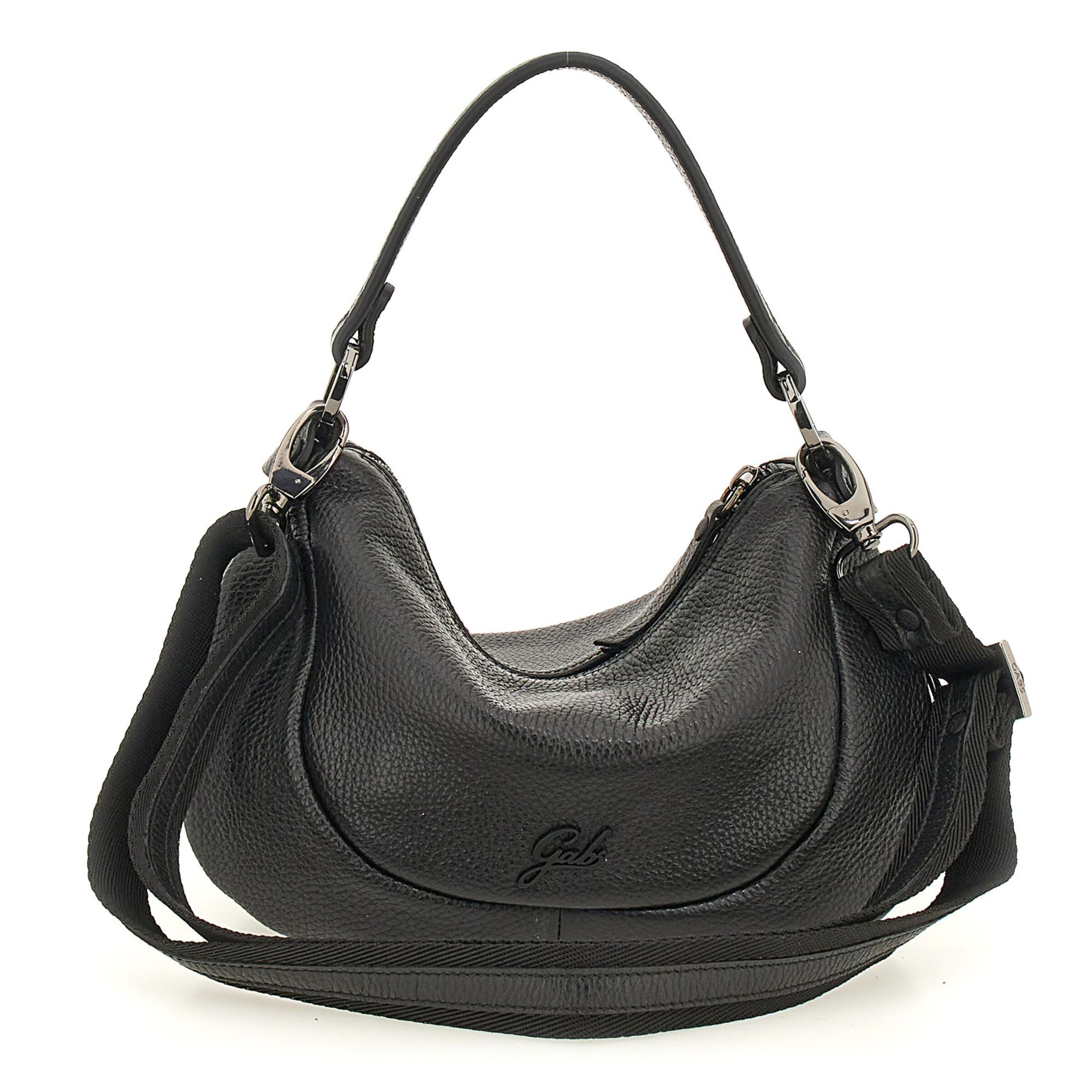 Borsa a spalla 'Marty' di Gabs in nero: frontale