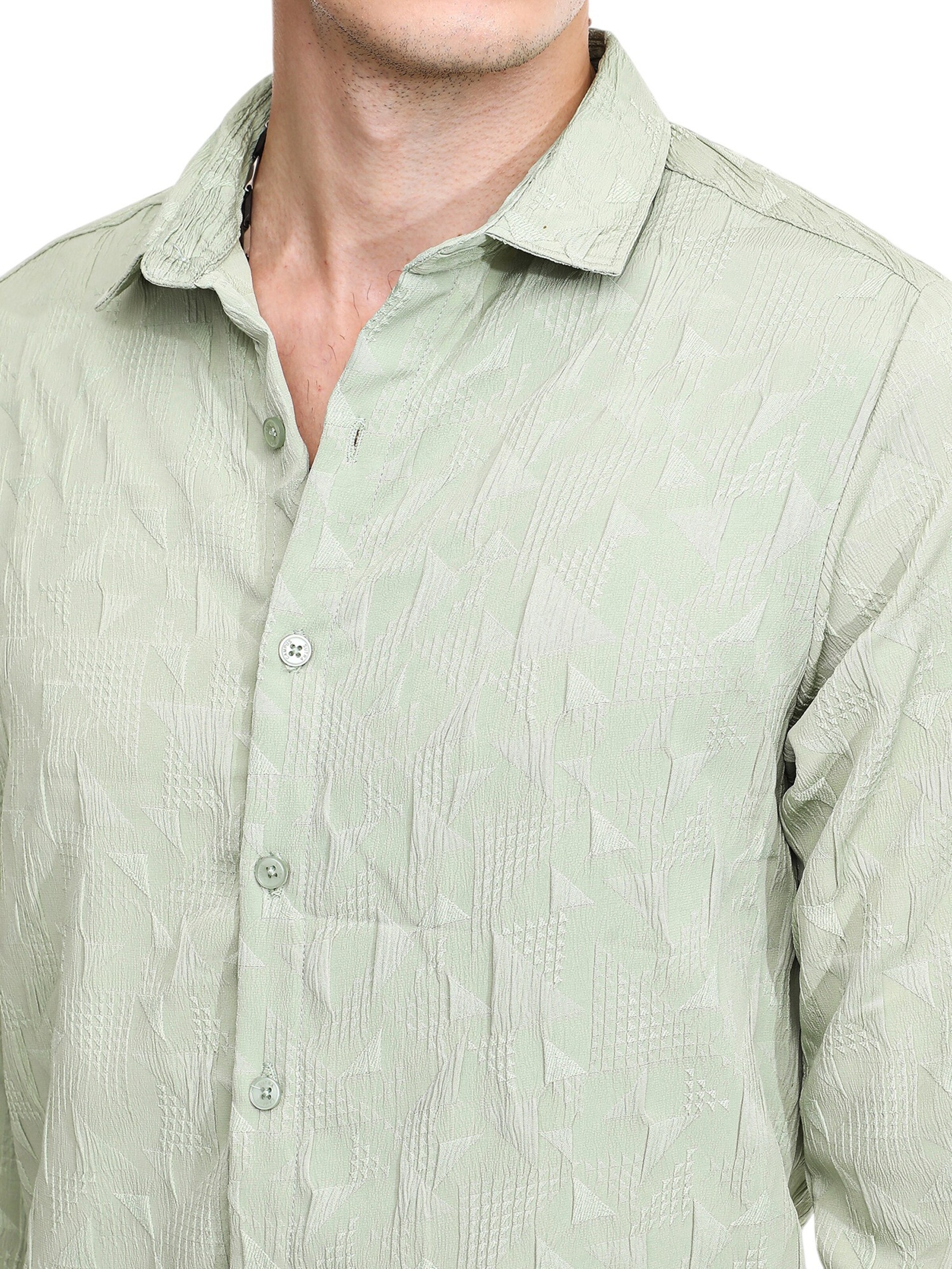 Campus Sutra Regular Fit Skjorte 'Tiara' i grøn