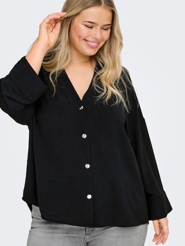 ONLY Carmakoma - Blusa 'CARSVERRE' en negro