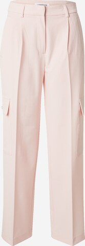 Loosefit Pantalon à pince 'Mako' EDITED en rose : devant