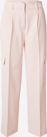 EDITED Kalhoty se sklady v pase 'Mako' – pink: přední strana