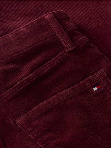 Loosefit Pantalon TOMMY HILFIGER en rouge