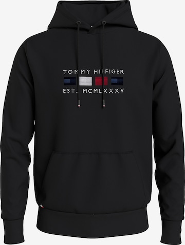 TOMMY HILFIGER Sweatshirt in Black: front