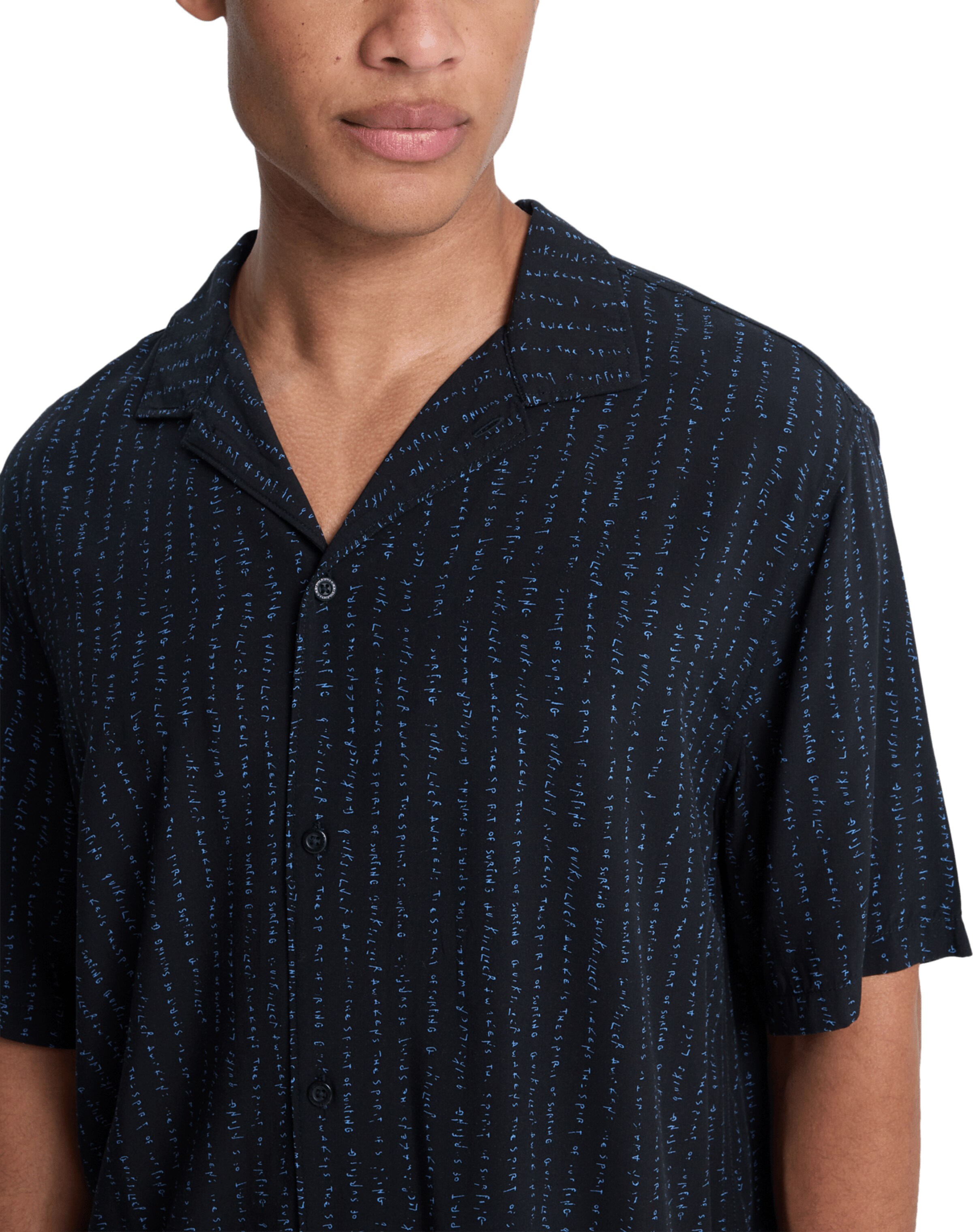 QUIKSILVER Comfort fit Button Up Shirt 'Paradise' in Blue