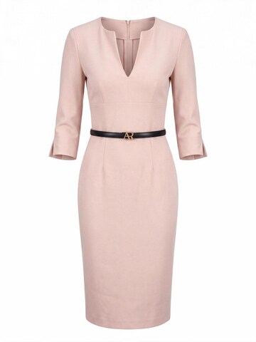AUDRAY Sheath dress 'THE-AUDRAY' in Beige