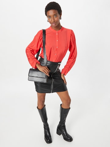 co'couture Blouse 'Callum' in Rood