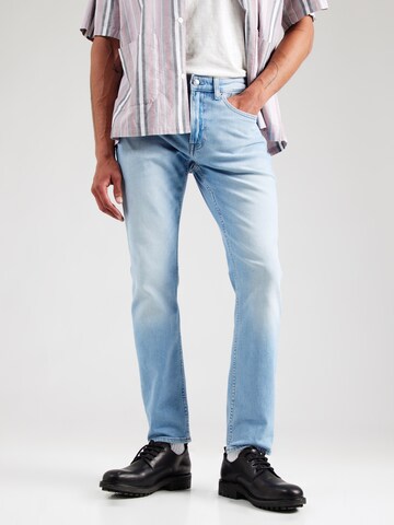 Calvin Klein Jeans Слим Джинсы в Синий: спереди