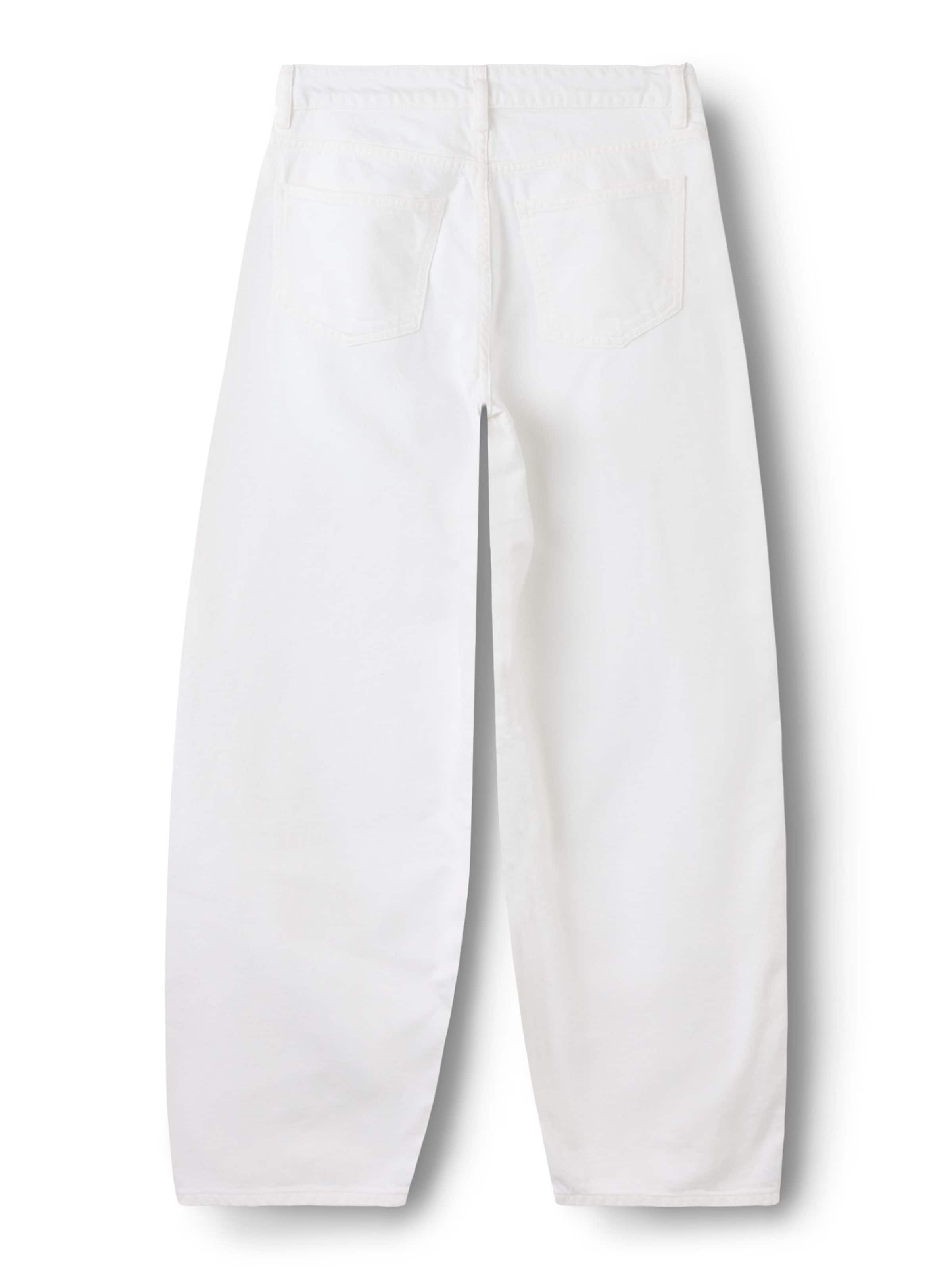 TWO SOON Baggy Jeans 'Barrel' i hvid