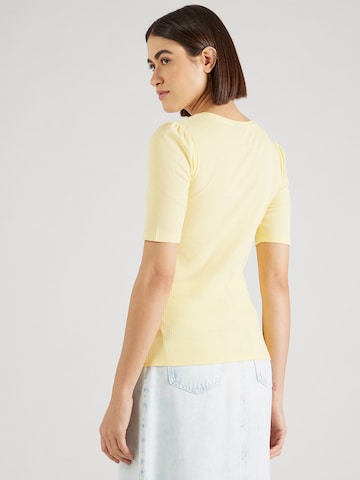 PIECES - Camiseta 'RUKA' en amarillo