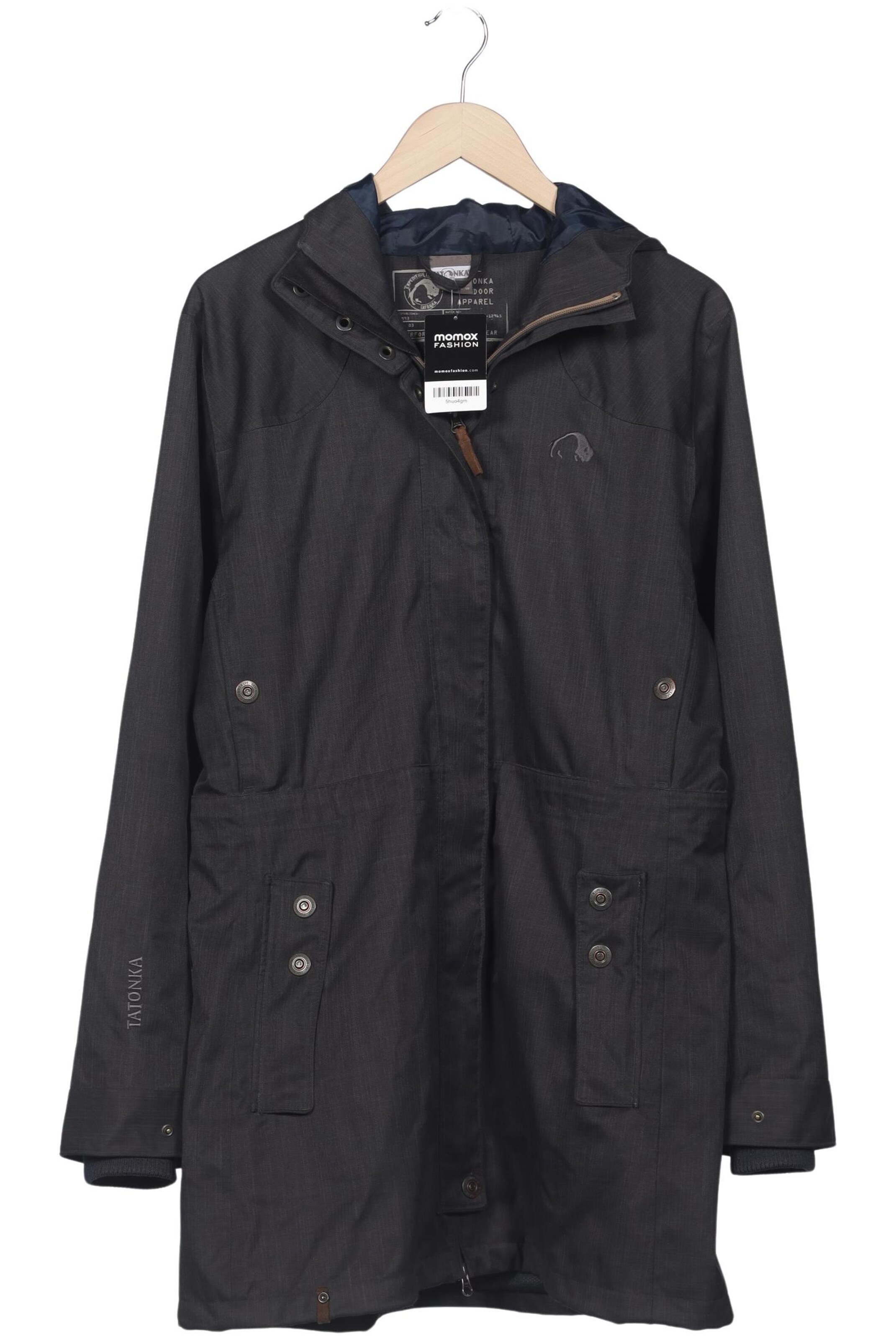 TATONKA Mantel XXL in Schwarz: Vorderseite