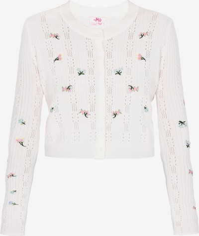 MYMO Neuletakki värissä turkoosi / tummanvihreä / roosa / valkoinen, Tuotenäkymä