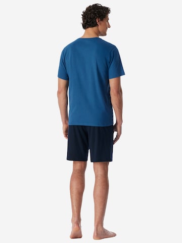 Pyjama court ' Nightwear Shorty ' uncover by SCHIESSER en bleu