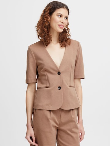 b.young Blazer 'Rizetta' in Brown: front