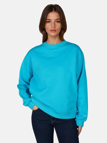 salzhaut Sweatshirt 'Tagel' in Blauw: voorkant