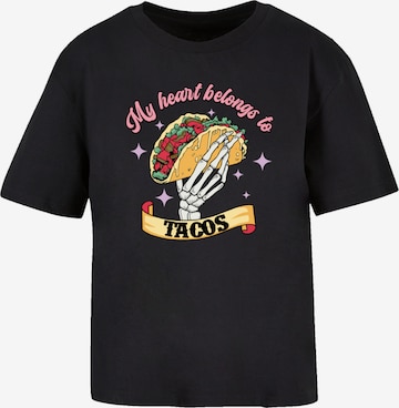 F4NT4STIC Shirt in Zwart: voorkant