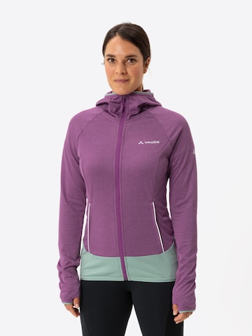 VAUDE Functionele fleece jas 'Tekoa FL J II' in Lila: voorkant