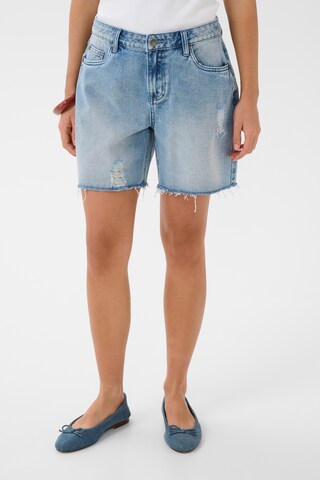 Regular Pantalon ' CUjutea' CULTURE en bleu : devant