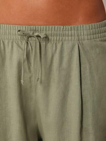 CALZEDONIA Wide leg Pants 'Palazzo' in Green