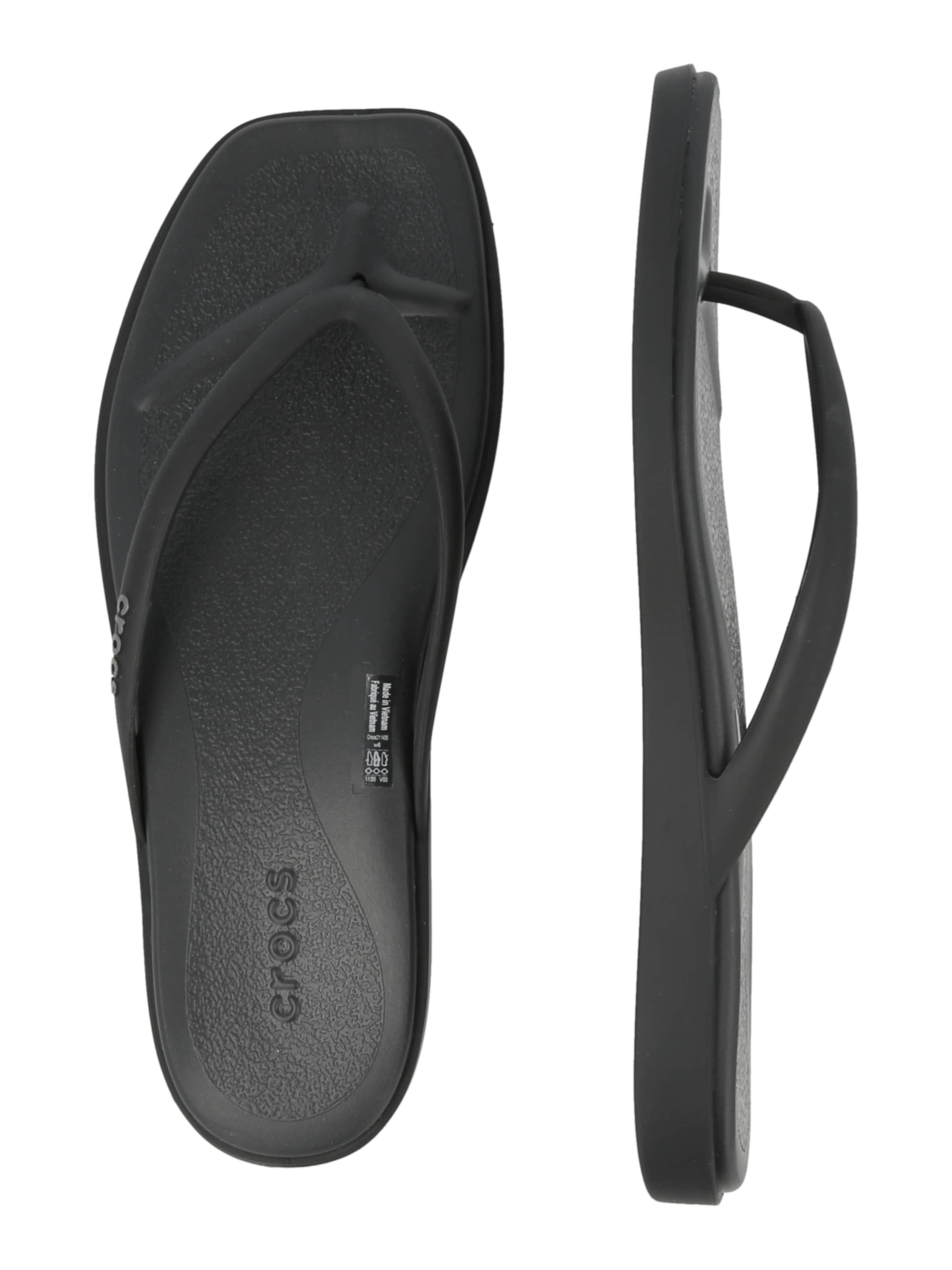 Crocs Japonke 'Miami' | črna barva