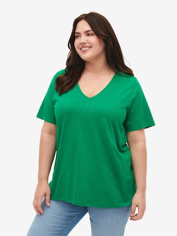 Zizzi - Camiseta 'Brea' en verde: frente