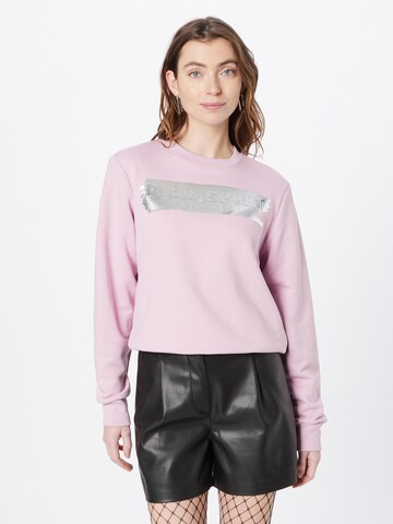 Plein SportSweater majica - ljubičasta boja: prednji dio