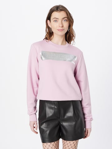 Plein Sport Sweatshirt in Lila: voorkant