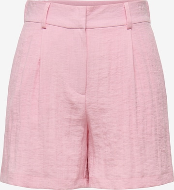 ONLY Hlače z naborki 'ONLITA' | roza barva: sprednja stran