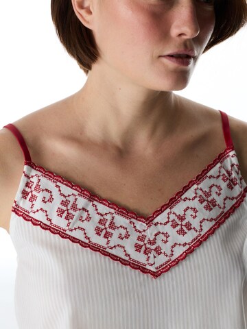 Camicia da notte 'Lounge-Oberteile' di Penti in bianco: frontale