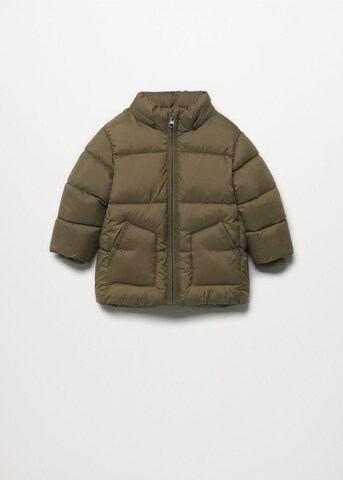 MANGO KIDS Winter Jacket 'Luca' in Green: front