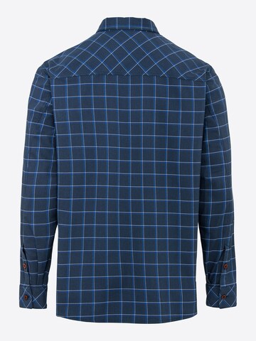 VAUDE Regular fit Functioneel overhemd 'M Jerpen LS ST IV' in Blauw