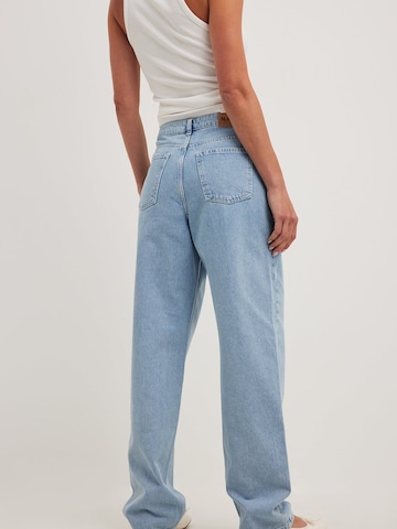 NA-KD Wide Leg Jeans in Blau