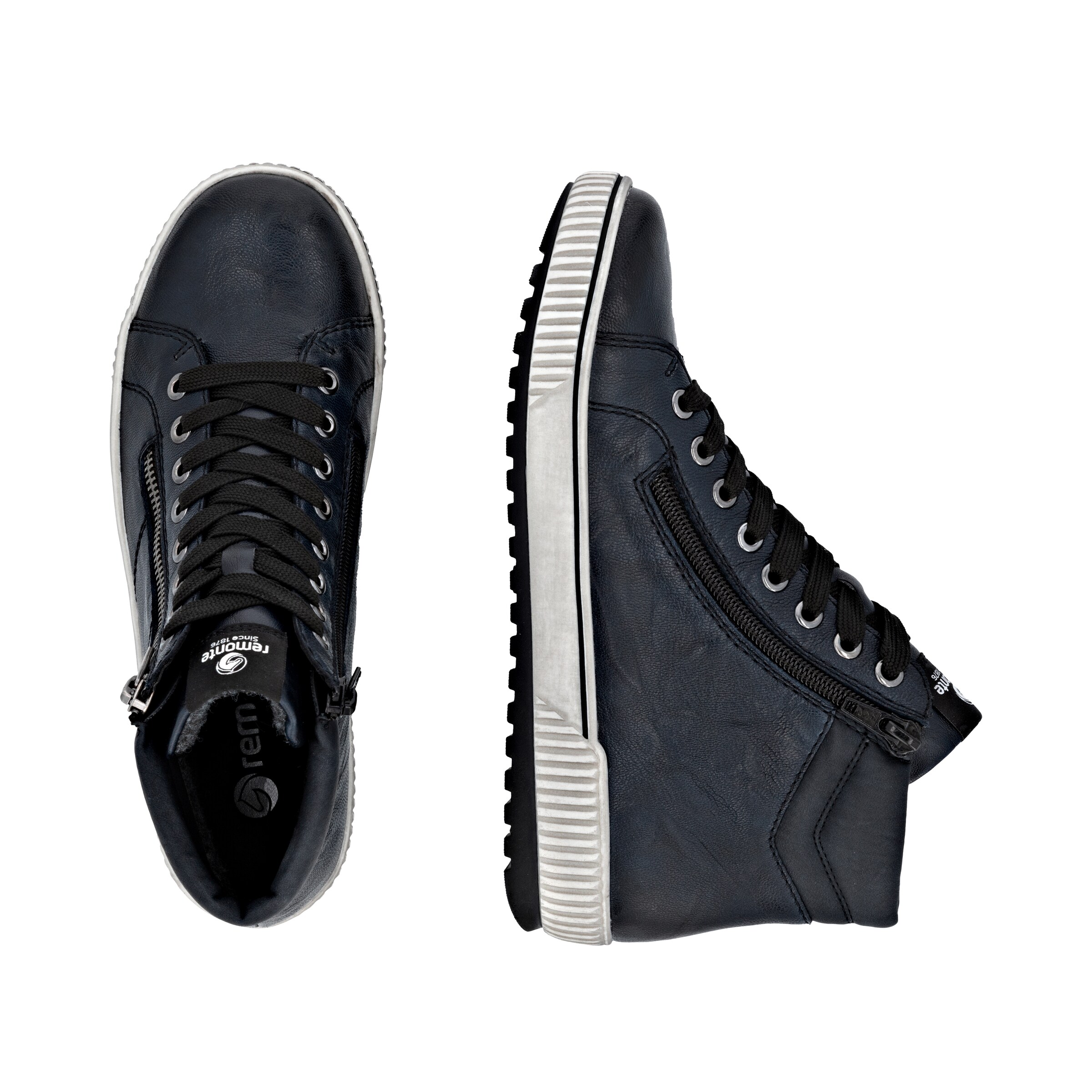 REMONTE Schnürstiefelette in Blau