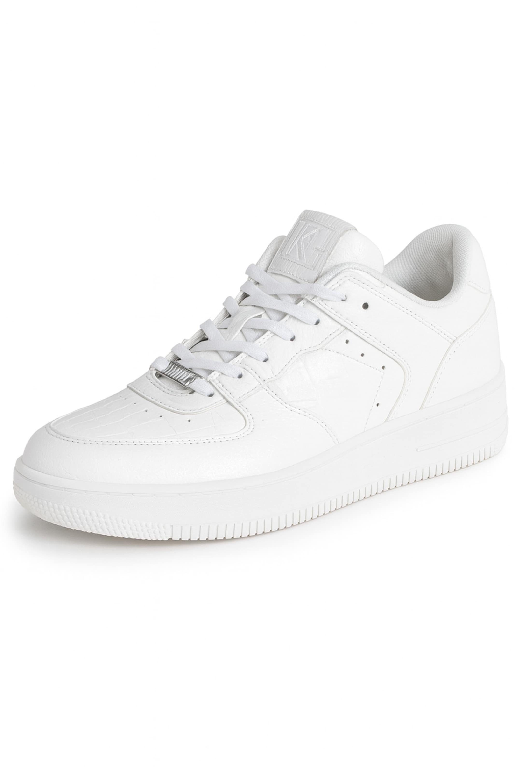 Baskets basses 'Nature' Gianni Kavanagh en blanc : devant