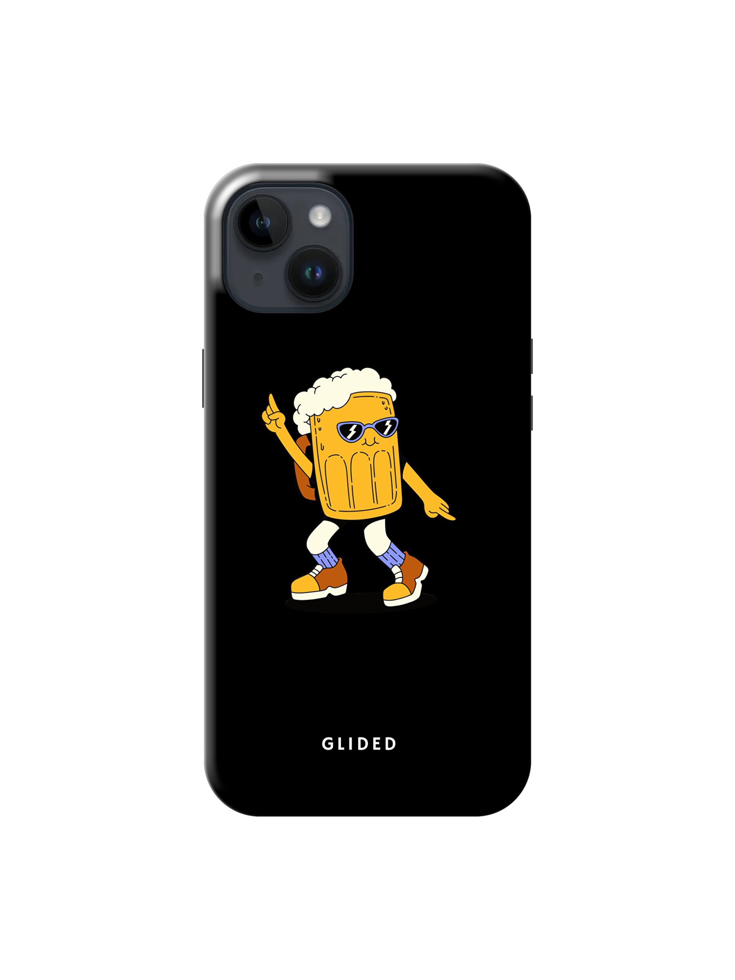 Glided Smartphone Case 'Brew Dance Glided Handyhülle' in Black: front