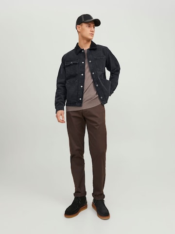 JACK & JONES - Chaqueta de entretiempo 'Steel' en negro