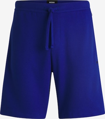BOSS Pyjamashorts in Blau: Vorderseite