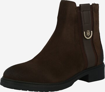 TOMMY HILFIGER Booties in Brown: front