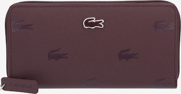 Portamonete di LACOSTE in rosso: frontale