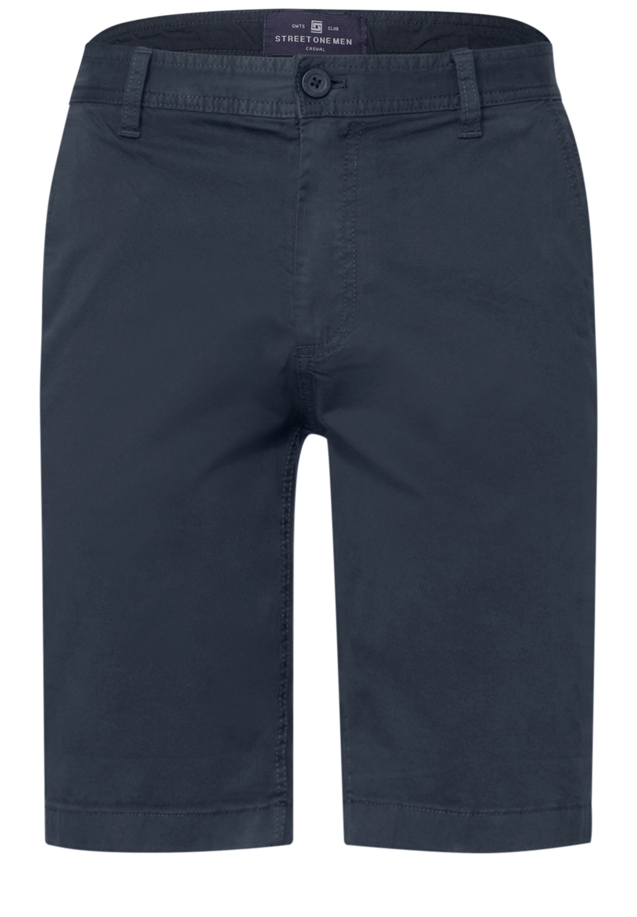 Street One MEN Regular Chino Pants in Blue: front