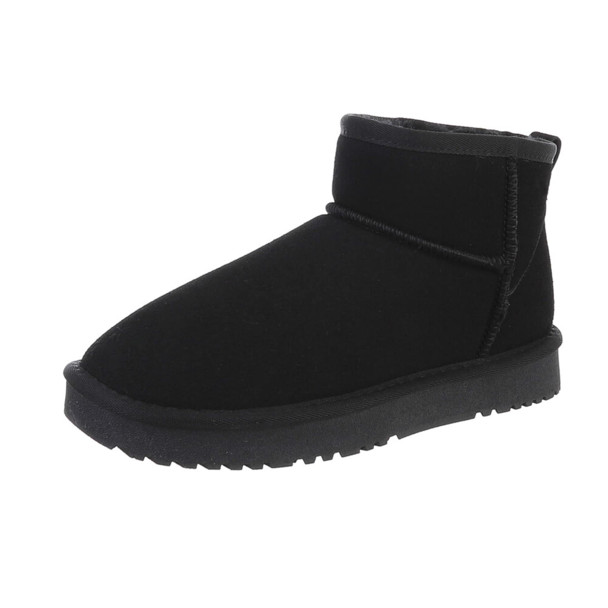 Ital-Design Ankle Boots in Black: front