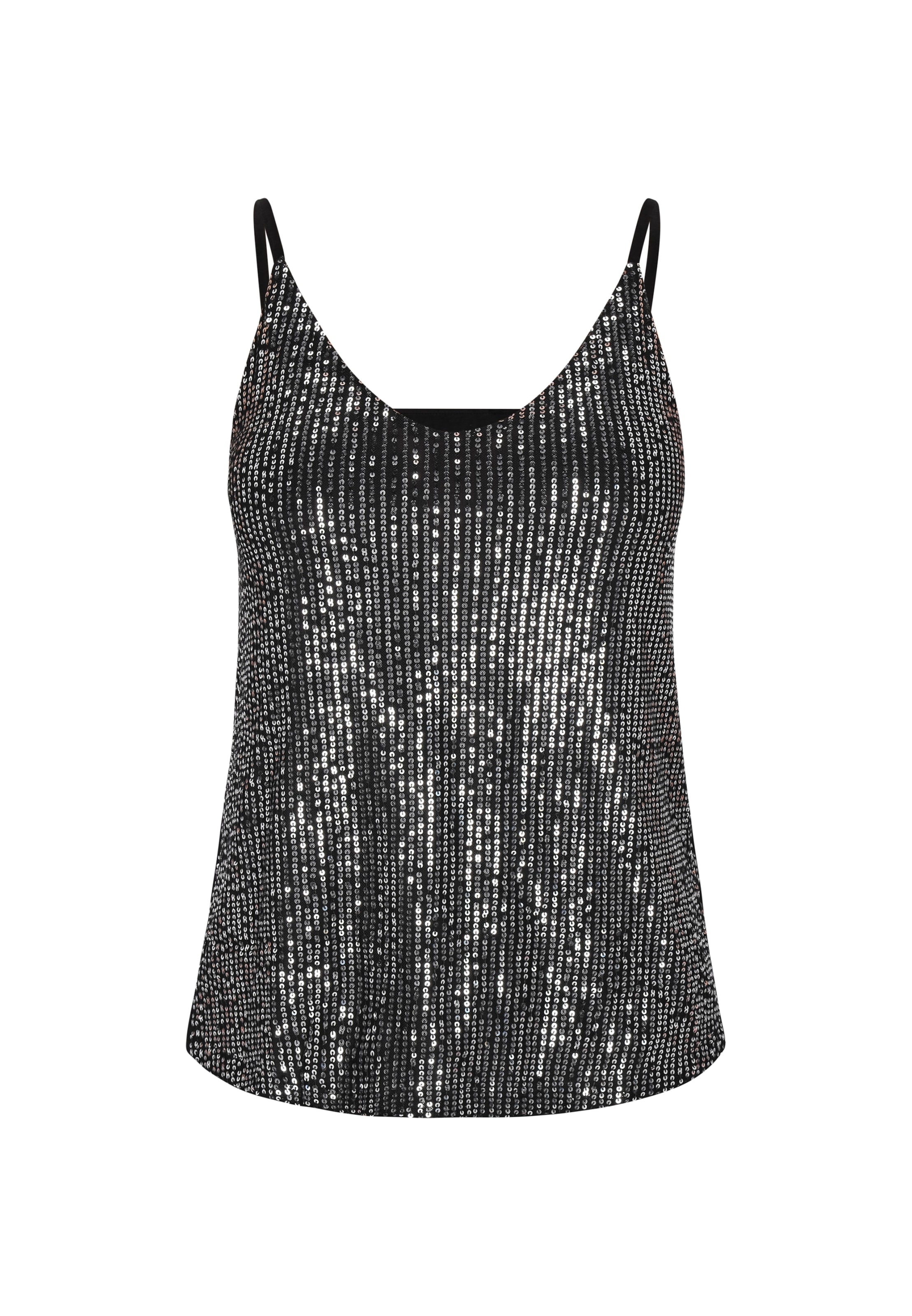 faina Top in Grau: Vorderseite